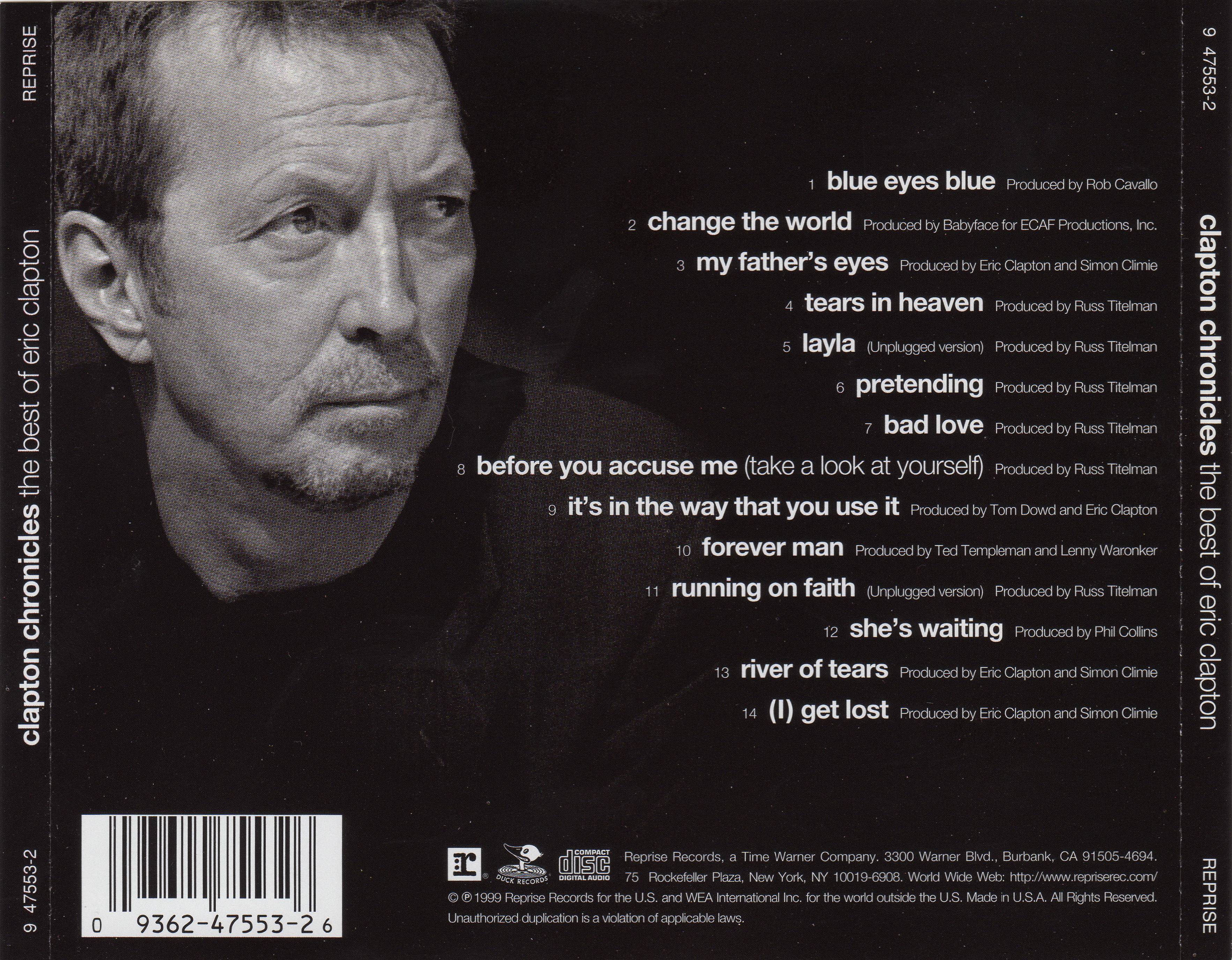 Eric Clapton Clapton Chronicles : Back JPN